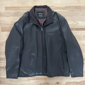 Pronto Uomo Genuine Leather Jacket Brown 3XL | Like New